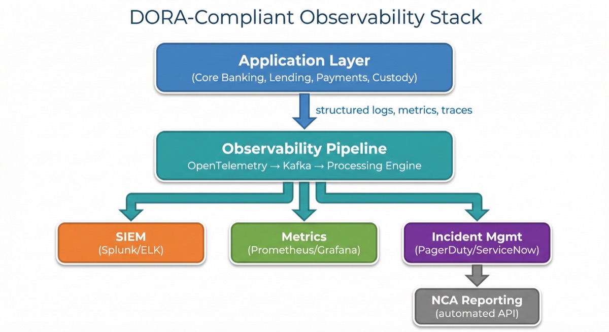 DORA-Compliant Observability Stack